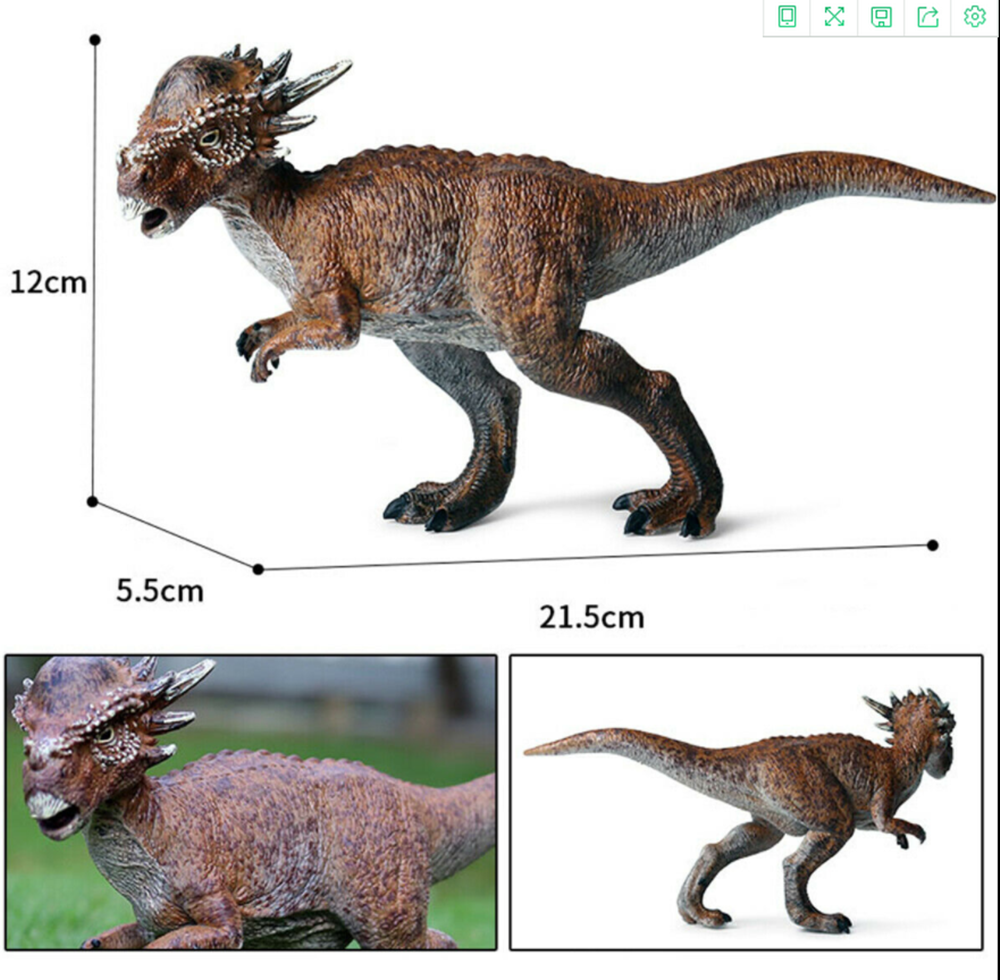 Stygimoloch Pachycephalosaurus Figure Dinosaur Simulation Toy Decor Model Animal Collector Collector Decoration Adult Kids Gift