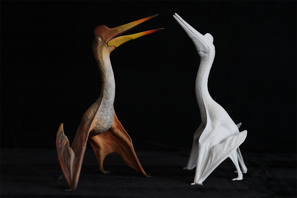 GR x HAOLONGGOOD 1:35 Scale Quetzalcoatlus Model Pterosauria Dinosaur Collector GK Decoration Gift for Toy Educational Animal GR x HAOLONGGOOD 1:35 Scale Quetzalcoatlus Model Pterosauria Dinosaur Collector GK Decoration Gift for Toy Educational Animal