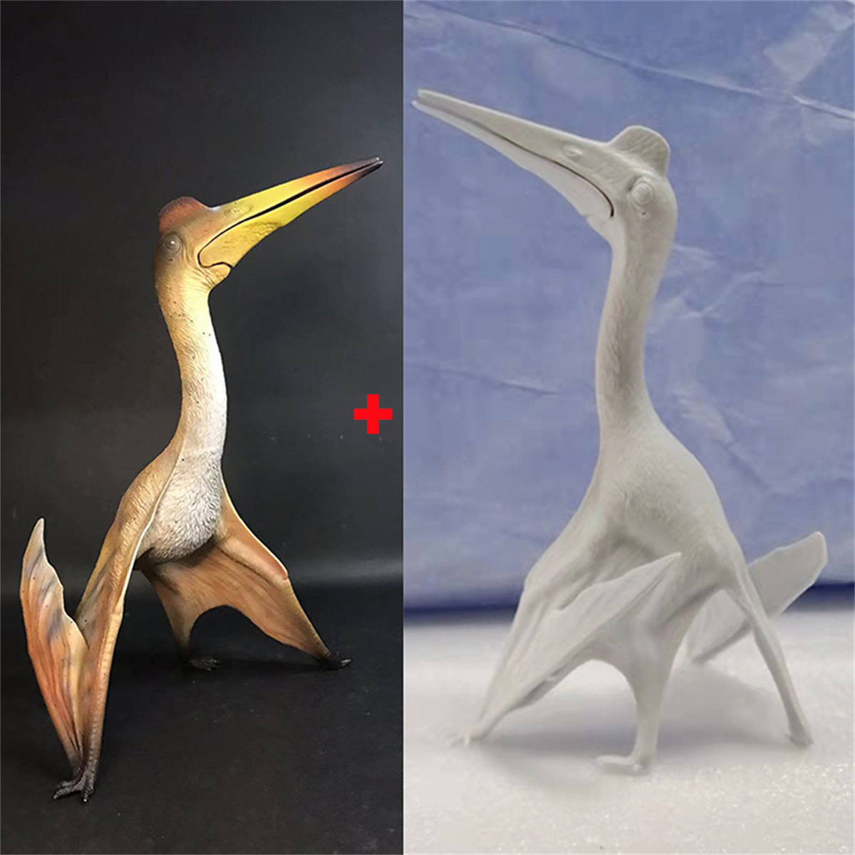 GR x HAOLONGGOOD 1:35 Scale Quetzalcoatlus Model Pterosauria Dinosaur Collector GK Decoration Gift for Toy Educational Animal GR x HAOLONGGOOD 1:35 Scale Quetzalcoatlus Model Pterosauria Dinosaur Collector GK Decoration Gift for Toy Educational Animal