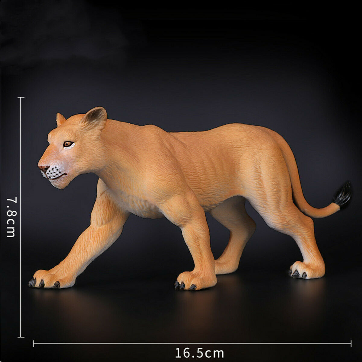 African Wild Lion Figure Wild Animal Realistic Model Decor Collector Kid Gift Simulation Animals Figurines Model Educational Toy