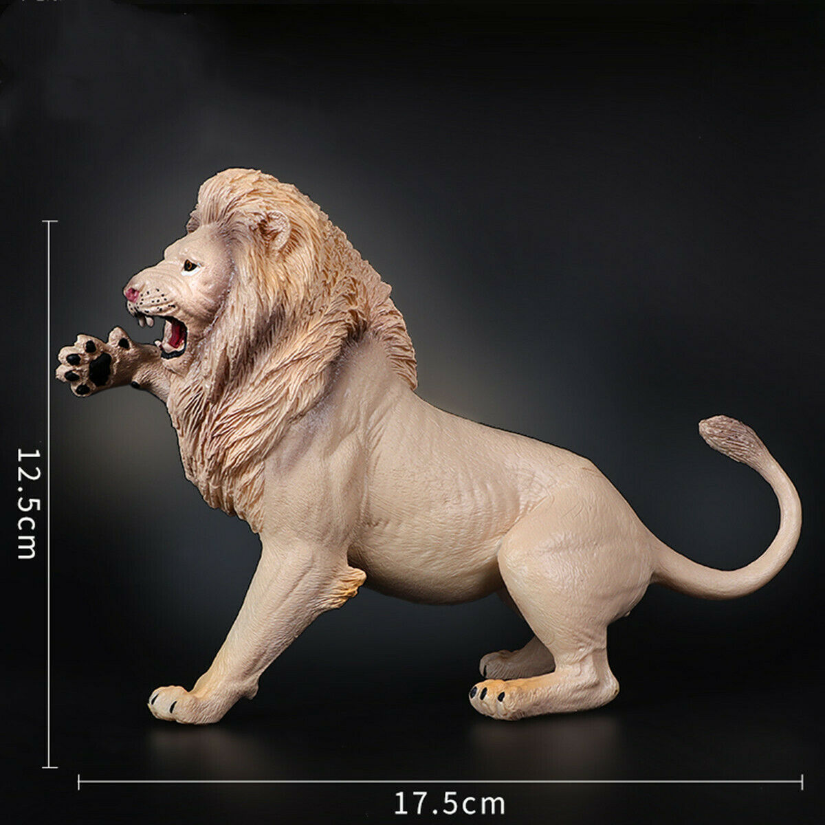 African Wild Lion Figure Wild Animal Realistic Model Decor Collector Kid Gift Simulation Animals Figurines Model Educational Toy