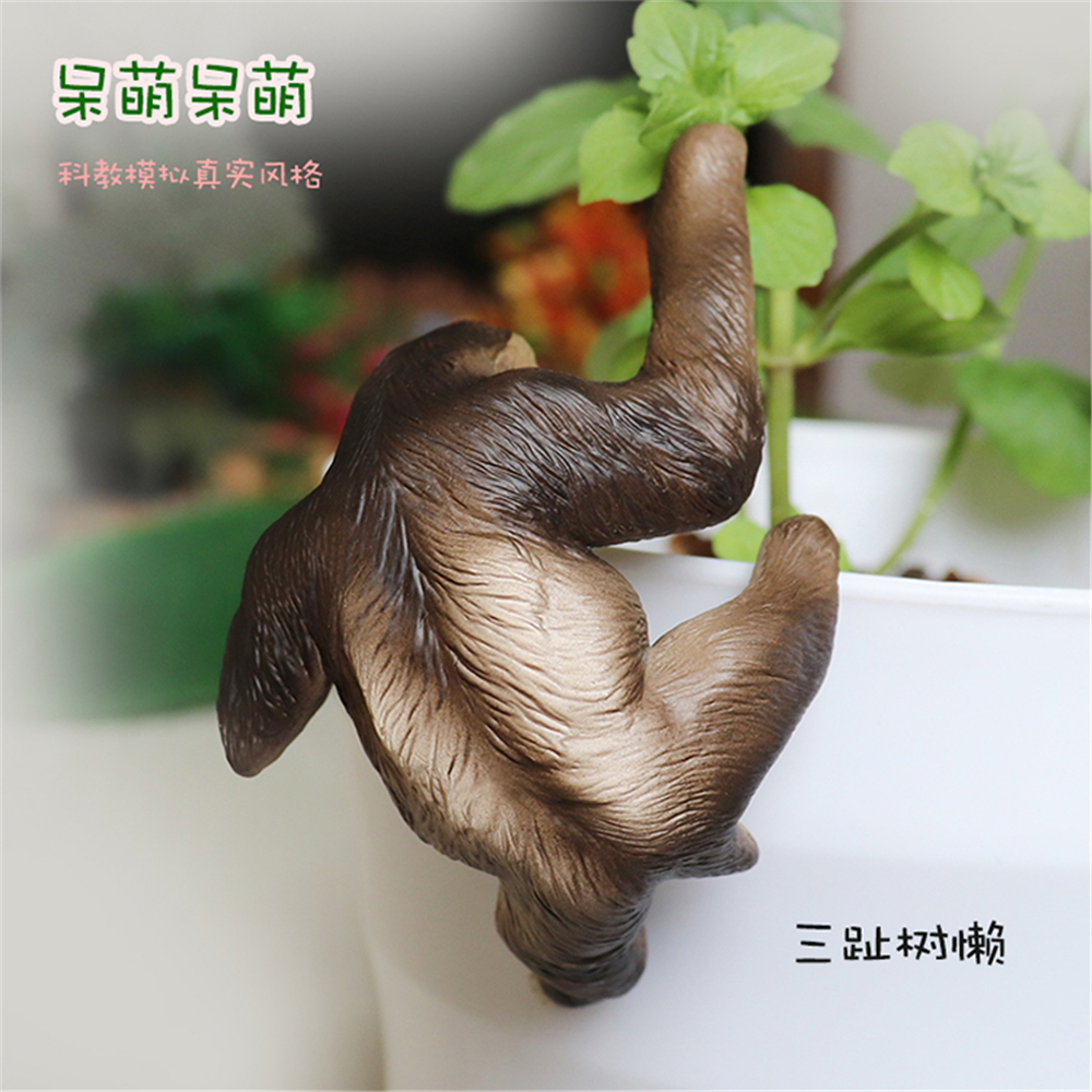 Small Animal Tibetan Fox Long-eared Hedgehog Bear Raccoon Pangolin Bobak Marmot Figure Model Doll Series Decoration Toy Gift