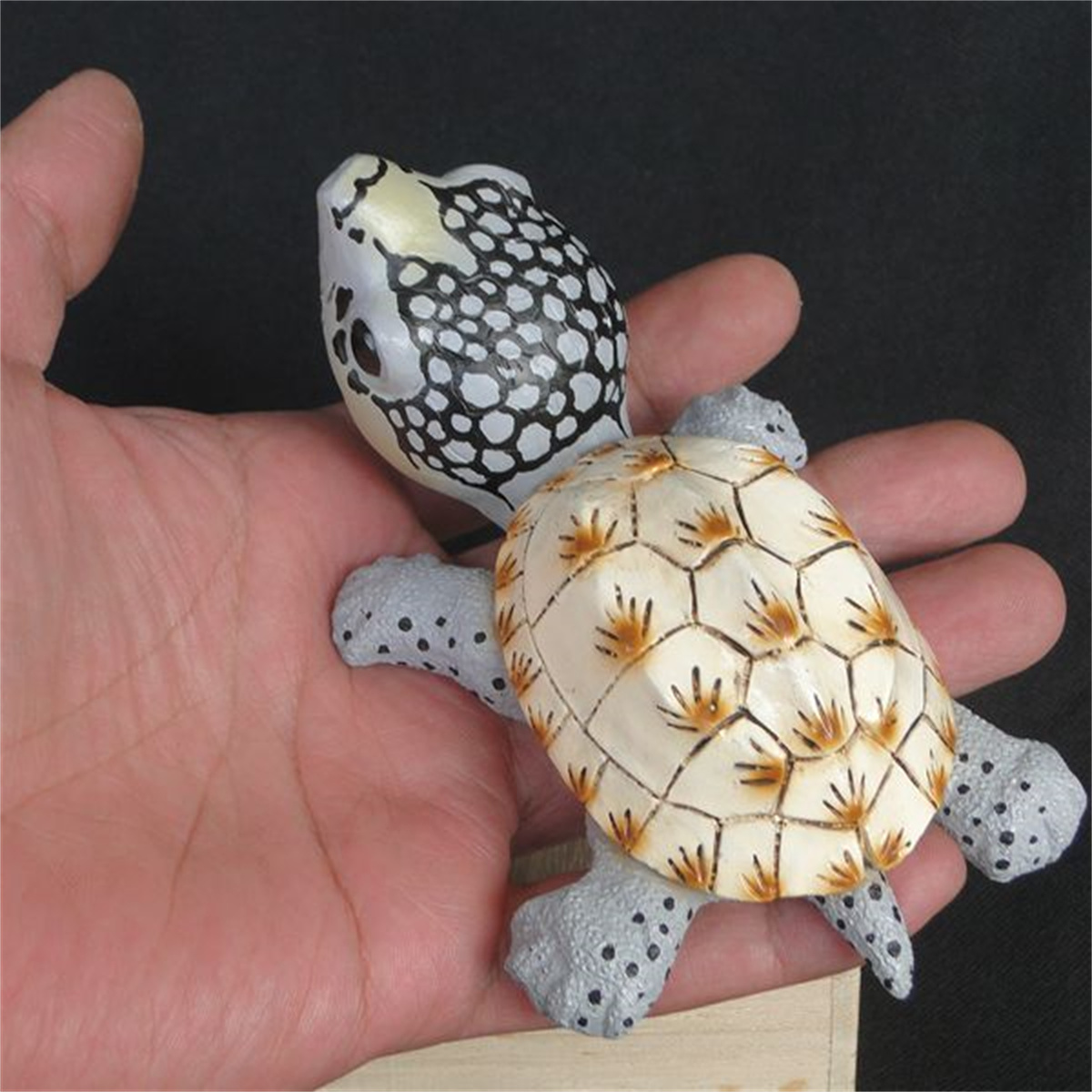 Tortoise Animal Figure Testudinidae Mini Size Model Box Turtle Desk Decoration Astrochelys Radiata Ornaments Geochelone Sulcata