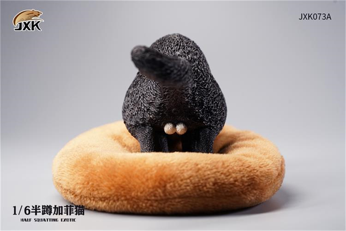 JXK 1/6 Half Squatting Exotic Model Cute Pet Cat Figure Animal Figure Collector Creative Funny Christmas Decoration Kid Toy Gift