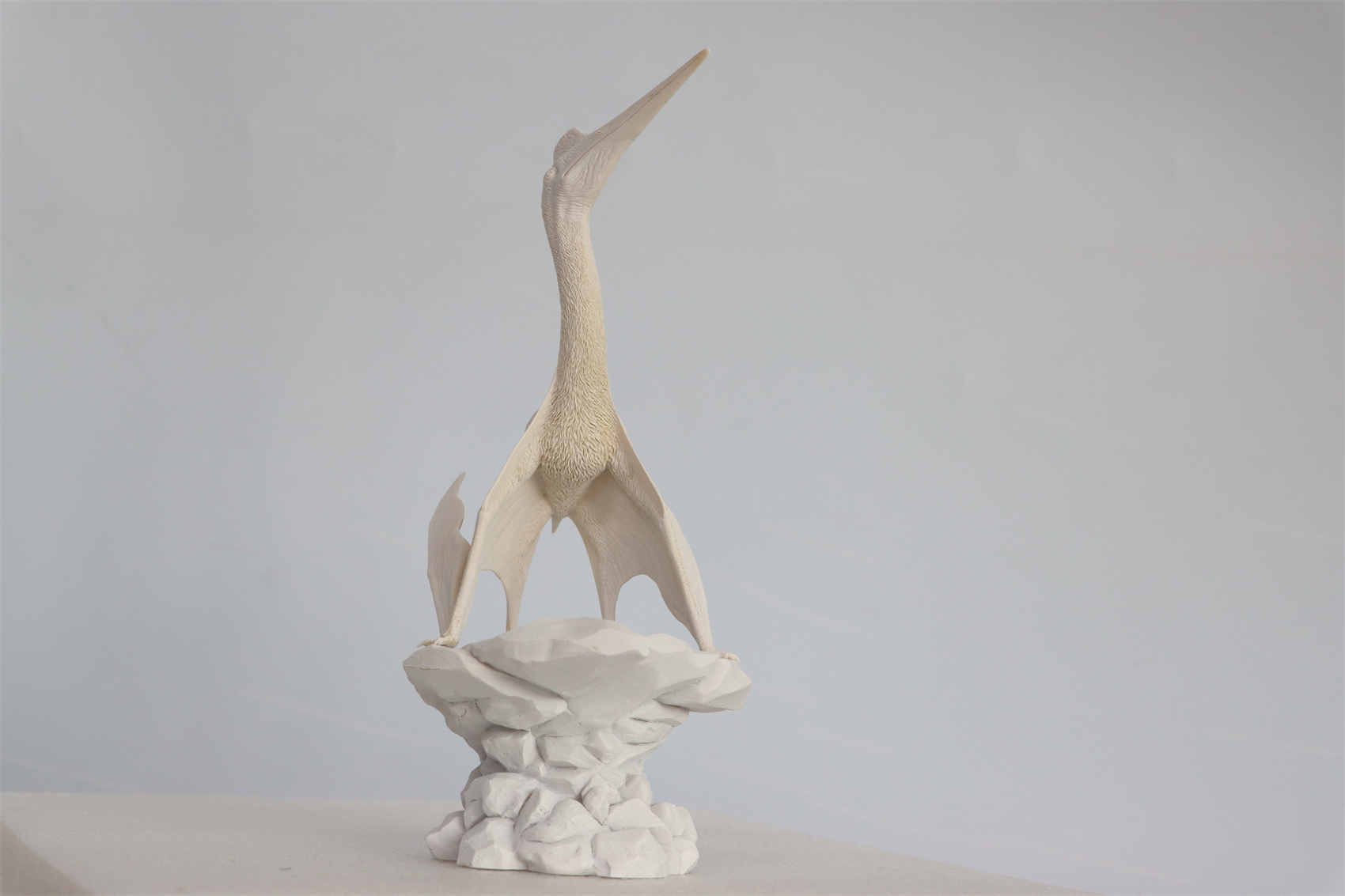 M.See 1/35 Quetzalcoatlus Statue Pterosauria Dinosaur Resin Pterosaur Collector Toys Animal Art Model Decoration Gift