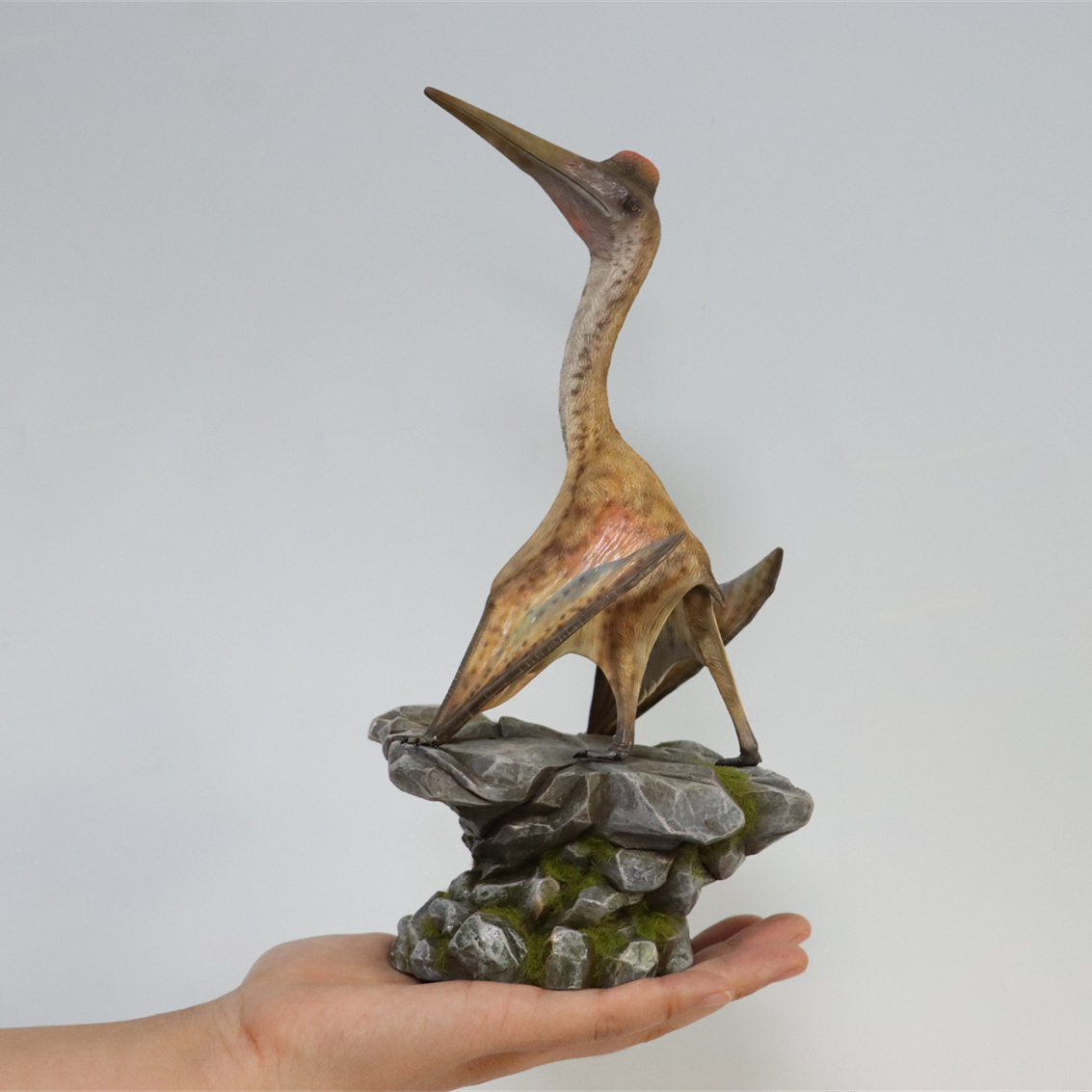 M.See 1/35 Quetzalcoatlus Statue Pterosauria Dinosaur Resin Pterosaur Collector Toys Animal Art Model Decoration Gift