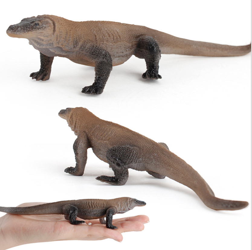 Komodo Dragon Simulation Lizard Figure Collector Toy Animal Model Gift Toy Collector Decor Figures Science Educational Teaching