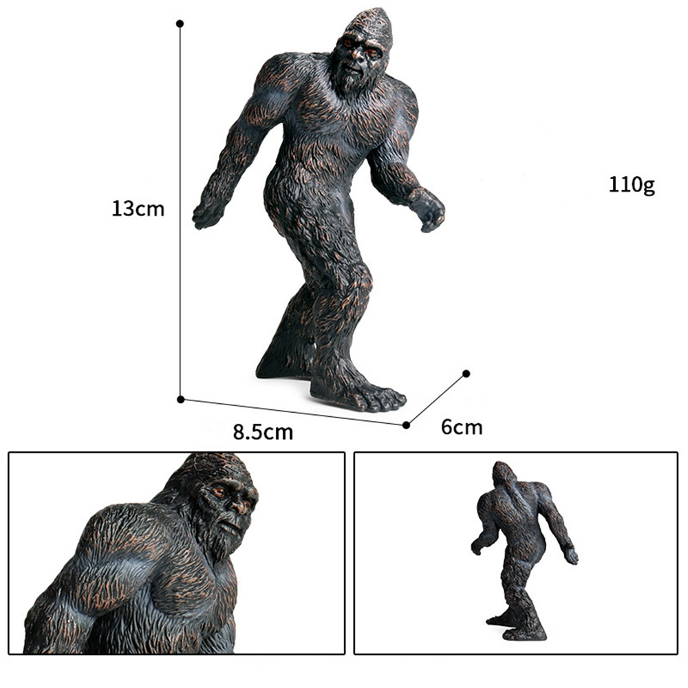 Bigfoot Figure Savage Animal Model Barbarian Decoration Toy Collector Adult Kid Gift Education Figure Collectible Model