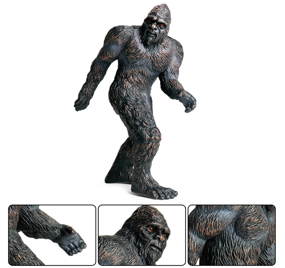 Bigfoot Figure Savage Animal Model Barbarian Decoration Toy Collector Adult Kid Gift Education Figure Collectible Model