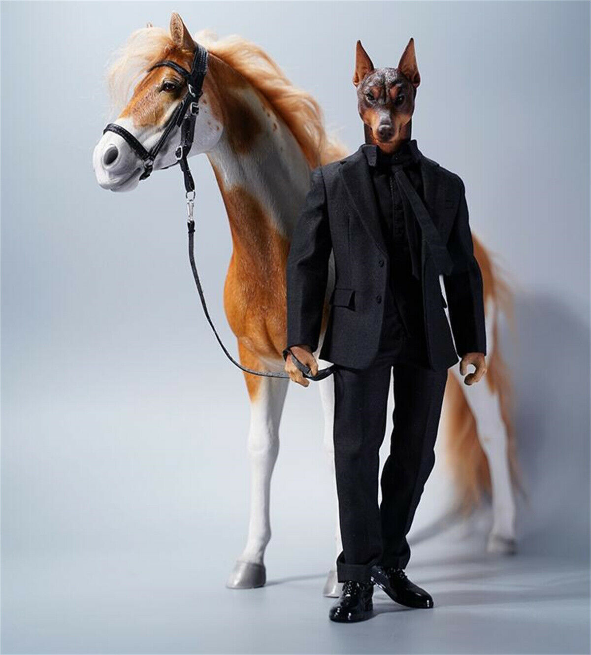 IN STOCK! JXK 1/6 American Paint Horse Model Animal Collector Decoration Unisex Kids Gift Toy Action Figure Resin Painted