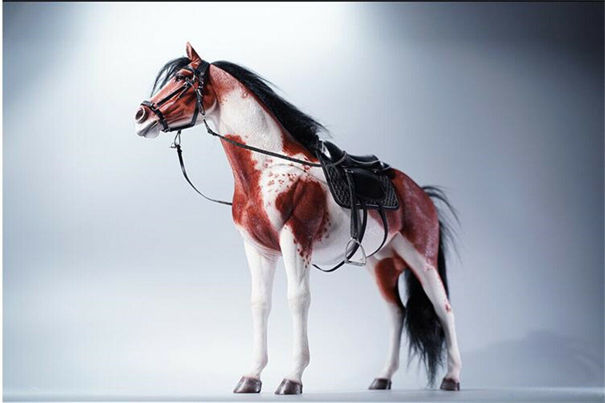 IN STOCK! JXK 1/6 American Paint Horse Model Animal Collector Decoration Unisex Kids Gift Toy Action Figure Resin Painted