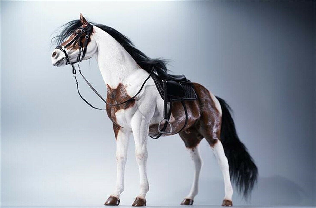 IN STOCK! JXK 1/6 American Paint Horse Model Animal Collector Decoration Unisex Kids Gift Toy Action Figure Resin Painted