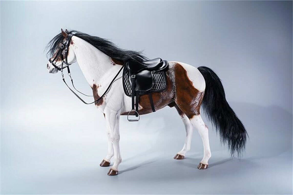 IN STOCK! JXK 1/6 American Paint Horse Model Animal Collector Decoration Unisex Kids Gift Toy Action Figure Resin Painted