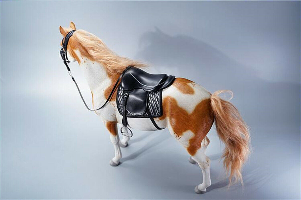 IN STOCK! JXK 1/6 American Paint Horse Model Animal Collector Decoration Unisex Kids Gift Toy Action Figure Resin Painted