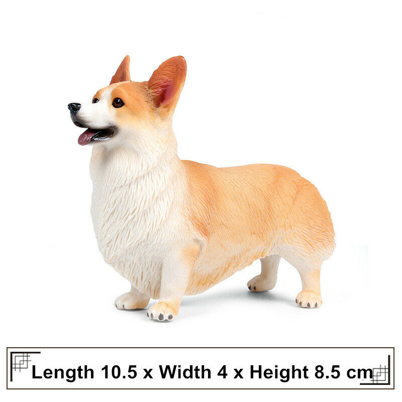 Pembroke Welsh Corgi Figure Dog Pet Animal Model Toy Collector Decor Kids Gift Educational Toys Decoration Kid Birthday Gift