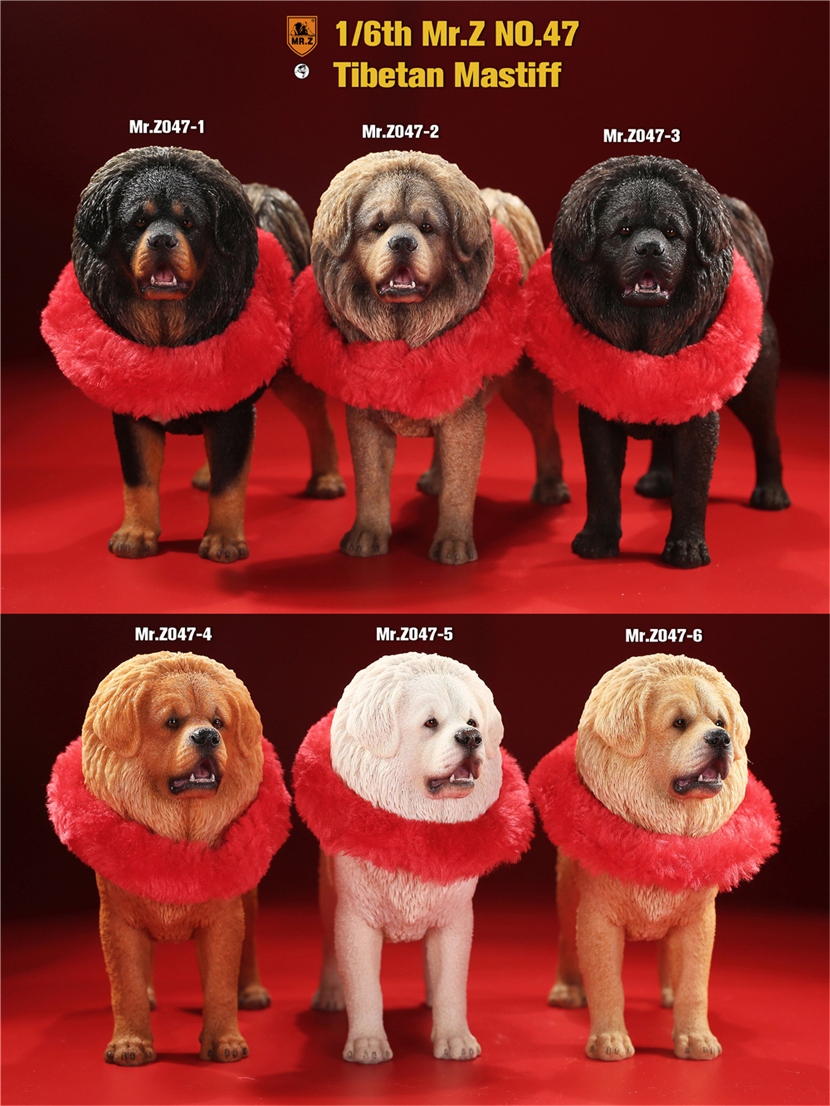 Mr.Z Studio 1:6 Tibetan Mastiff Statue Spaniel Dog Pet Healing Figure Animal Model Toy Collector Desktop Decoration Adult Gift Mr.Z Studio 1:6 Tibetan Mastiff Statue Spaniel Dog Pet Healing Figure Animal Model Toy Collector Desktop Decoration Adult Gift