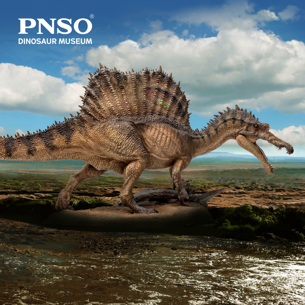 PNSO Spinosaurus Essien 1:35 Scientific Art Model Figure Animal Collector Dinosaur Museums Series Education Decor New Painted PNSO Spinosaurus Essien 1:35 Scientific Art Model Figure Animal Collector Dinosaur Museums Series Education Decor New Painted