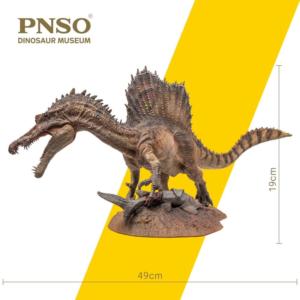 PNSO Spinosaurus Essien 1:35 Scientific Art Model Figure Animal Collector Dinosaur Museums Series Education Decor New Painted PNSO Spinosaurus Essien 1:35 Scientific Art Model Figure Animal Collector Dinosaur Museums Series Education Decor New Painted