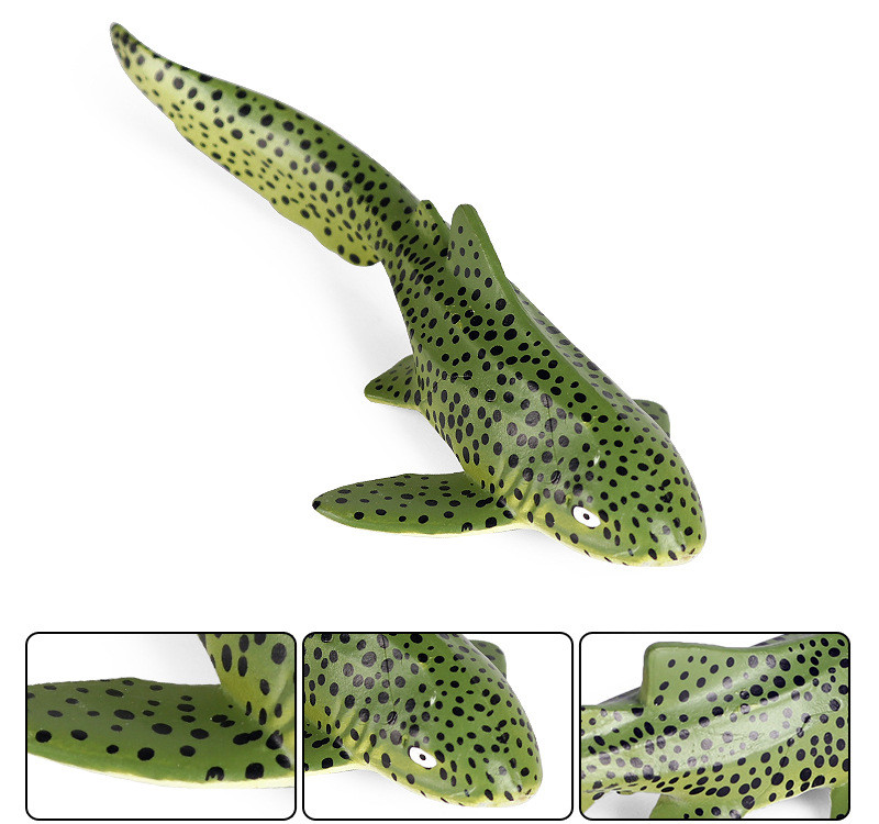 Simulation Striped Bamboo Shark Leopard Shark Figure Marine Animal Model Toy PVC Animals Figures Toys Children's Christmas Gift Simulation Striped Bamboo Shark Leopard Shark Figure Marine Animal Model Toy PVC Animals Figures Toys Children's Christmas Gift
