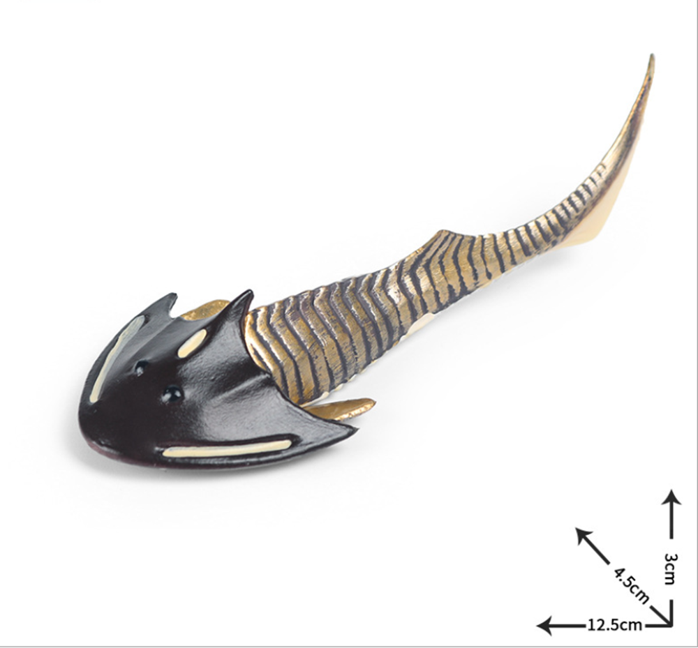 Cephalaspis Figure Fish-shaped Animal Model Decor Collector Kids Gift Toy Sea Life Simulation Figure Educational Collection Cephalaspis Figure Fish-shaped Animal Model Decor Collector Kids Gift Toy Sea Life Simulation Figure Educational Collection