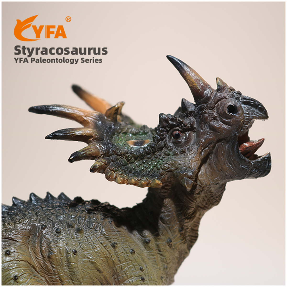 YFA Styracosaurus Dinosaur Model Animal Cerapoda Figure Collector Decor Kids Toy GK Resin Educational Gift For Children YFA Styracosaurus Dinosaur Model Animal Cerapoda Figure Collector Decor Kids Toy GK Resin Educational Gift For Children