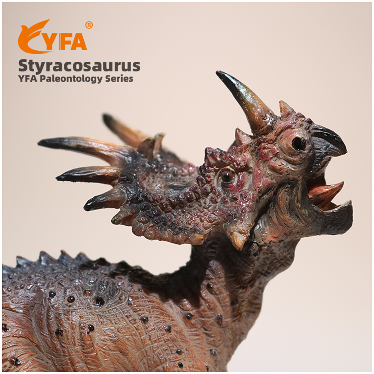 YFA Styracosaurus Dinosaur Model Animal Cerapoda Figure Collector Decor Kids Toy GK Resin Educational Gift For Children YFA Styracosaurus Dinosaur Model Animal Cerapoda Figure Collector Decor Kids Toy GK Resin Educational Gift For Children