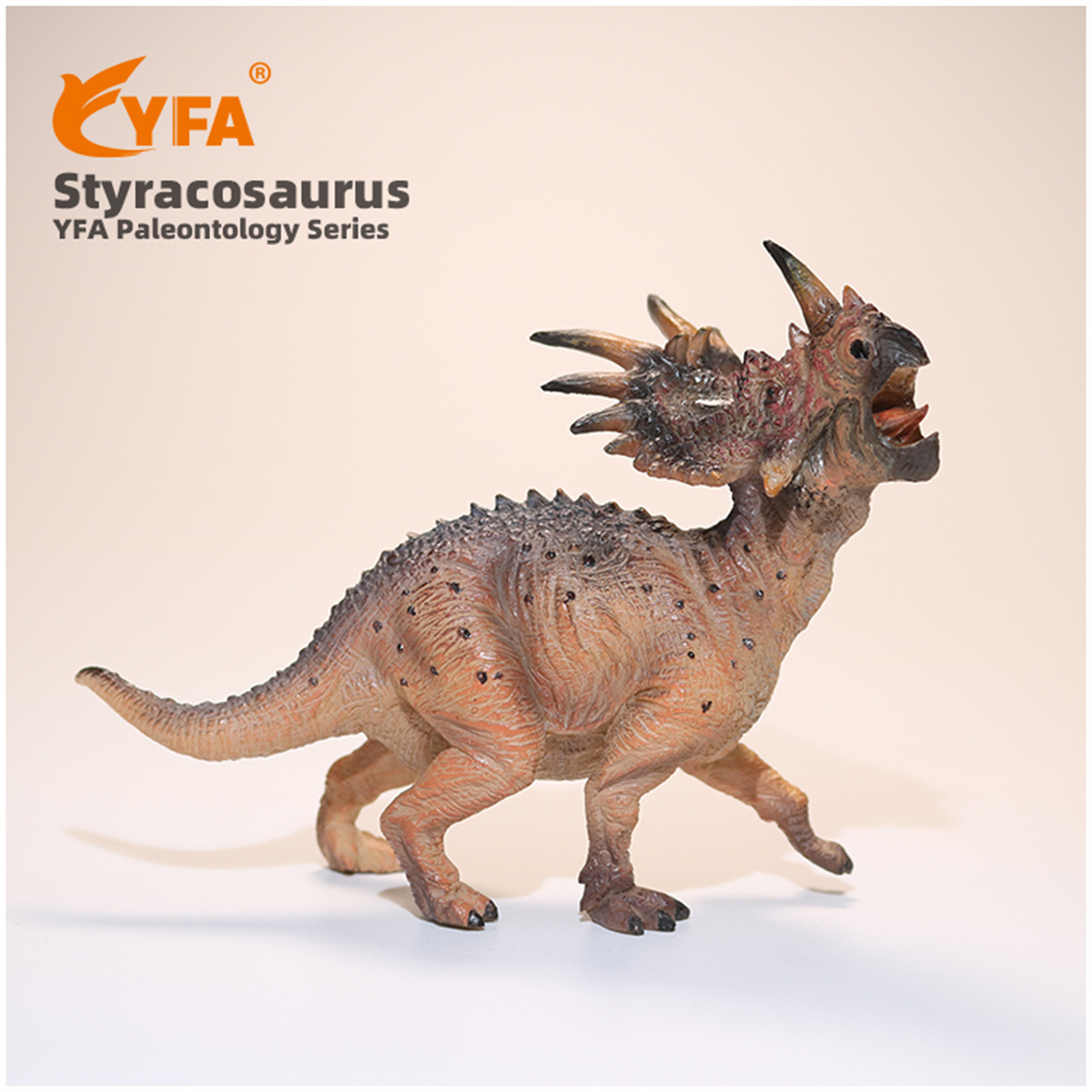 YFA Styracosaurus Dinosaur Model Animal Cerapoda Figure Collector Decor Kids Toy GK Resin Educational Gift For Children YFA Styracosaurus Dinosaur Model Animal Cerapoda Figure Collector Decor Kids Toy GK Resin Educational Gift For Children