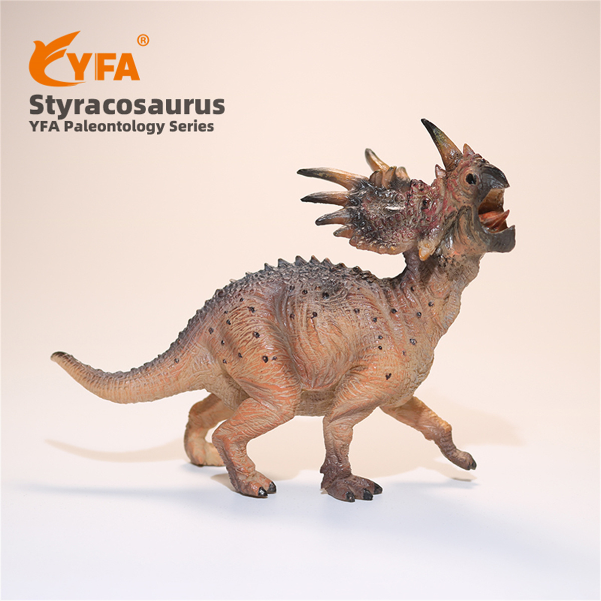 YFA Styracosaurus Dinosaur Model Animal Cerapoda Figure Collector Decor Kids Toy GK Resin Educational Gift For Children YFA Styracosaurus Dinosaur Model Animal Cerapoda Figure Collector Decor Kids Toy GK Resin Educational Gift For Children