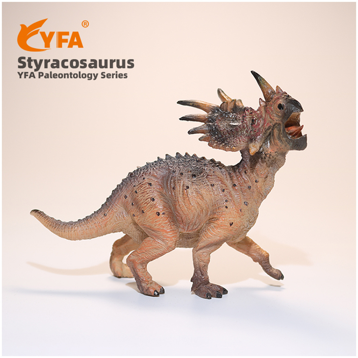 YFA Styracosaurus Dinosaur Model Animal Cerapoda Figure Collector Decor Kids Toy GK Resin Educational Gift For Children YFA Styracosaurus Dinosaur Model Animal Cerapoda Figure Collector Decor Kids Toy GK Resin Educational Gift For Children