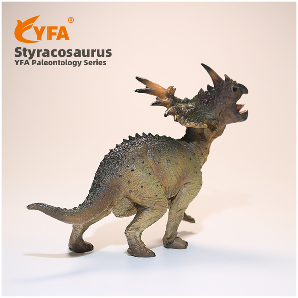 YFA Styracosaurus Dinosaur Model Animal Cerapoda Figure Collector Decor Kids Toy GK Resin Educational Gift For Children YFA Styracosaurus Dinosaur Model Animal Cerapoda Figure Collector Decor Kids Toy GK Resin Educational Gift For Children