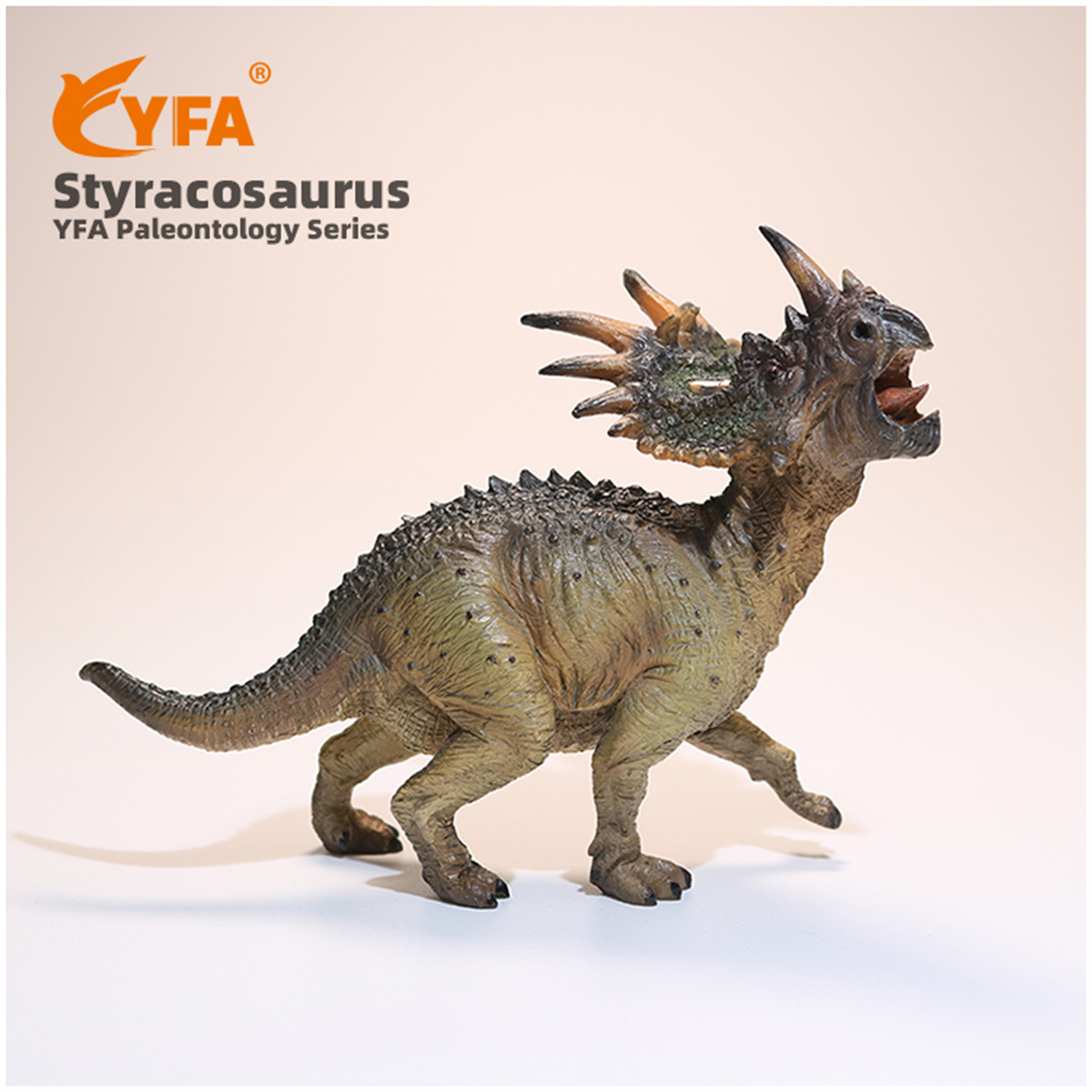 YFA Styracosaurus Dinosaur Model Animal Cerapoda Figure Collector Decor Kids Toy GK Resin Educational Gift For Children YFA Styracosaurus Dinosaur Model Animal Cerapoda Figure Collector Decor Kids Toy GK Resin Educational Gift For Children