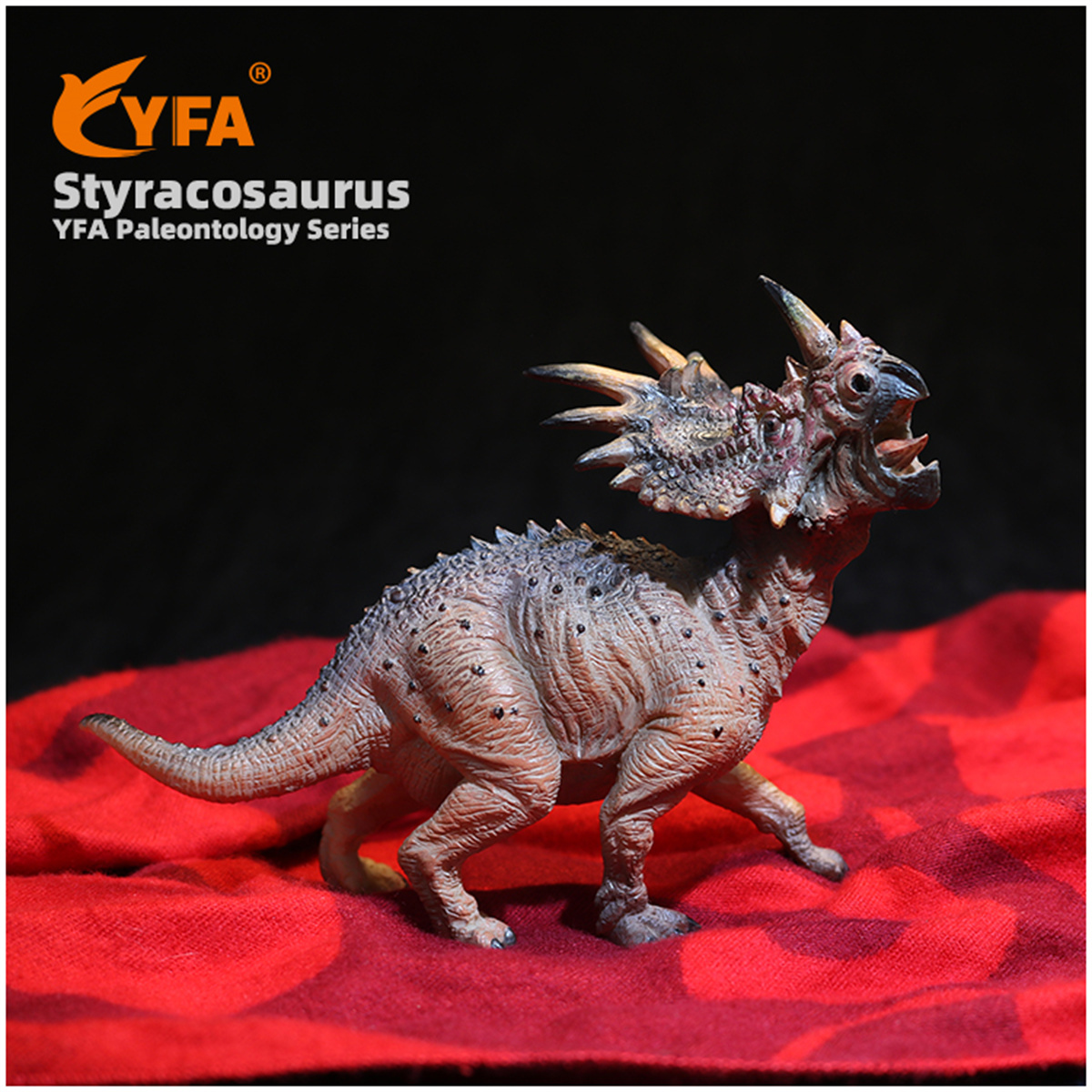 YFA Styracosaurus Dinosaur Model Animal Cerapoda Figure Collector Decor Kids Toy GK Resin Educational Gift For Children YFA Styracosaurus Dinosaur Model Animal Cerapoda Figure Collector Decor Kids Toy GK Resin Educational Gift For Children