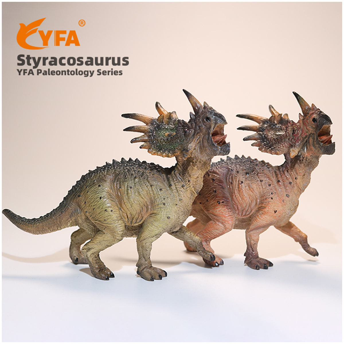 YFA Styracosaurus Dinosaur Model Animal Cerapoda Figure Collector Decor Kids Toy GK Resin Educational Gift For Children YFA Styracosaurus Dinosaur Model Animal Cerapoda Figure Collector Decor Kids Toy GK Resin Educational Gift For Children