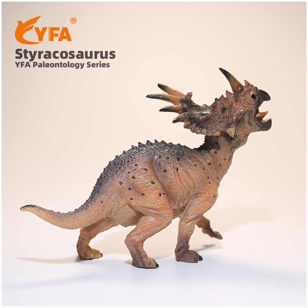 YFA Styracosaurus Dinosaur Model Animal Cerapoda Figure Collector Decor Kids Toy GK Resin Educational Gift For Children YFA Styracosaurus Dinosaur Model Animal Cerapoda Figure Collector Decor Kids Toy GK Resin Educational Gift For Children