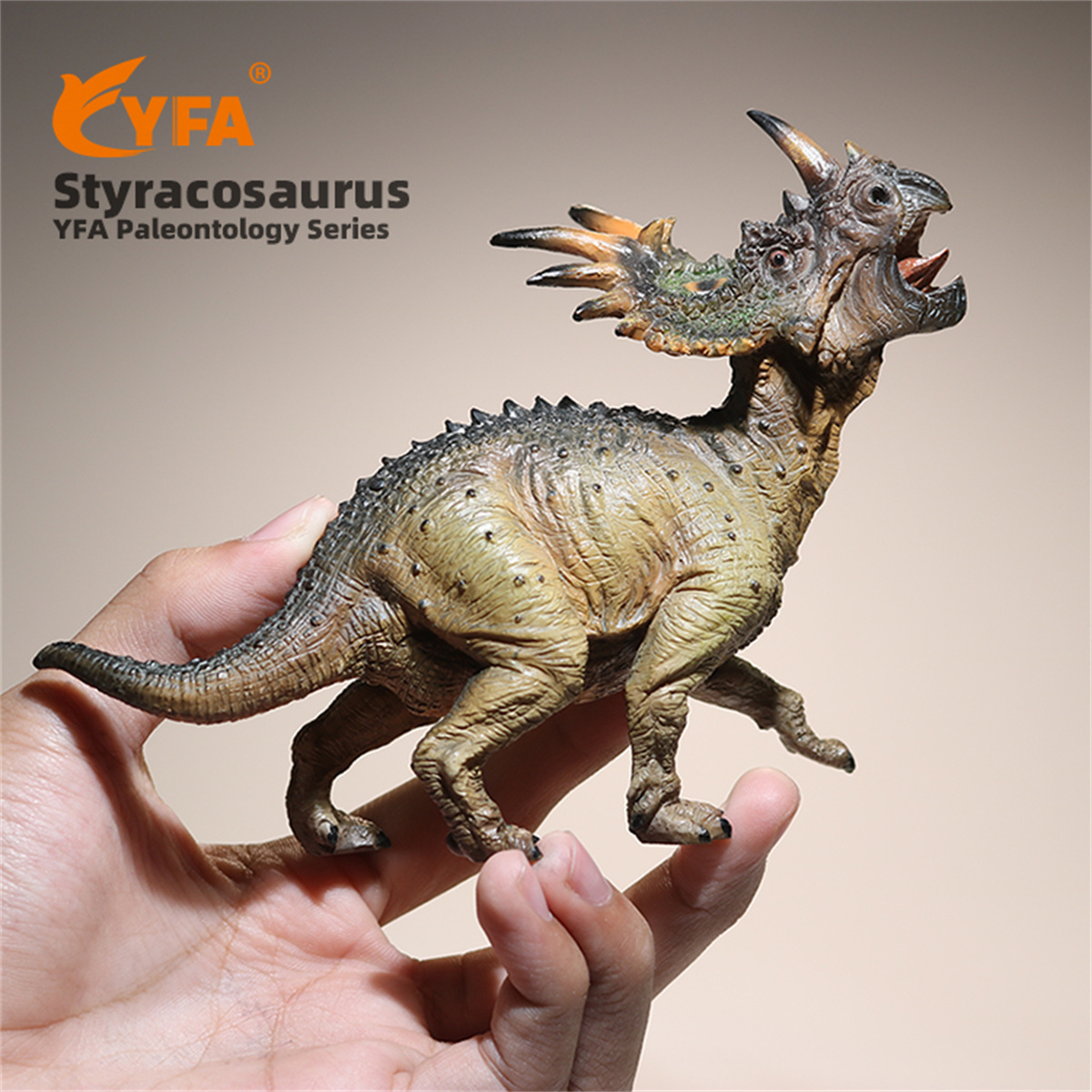 YFA Styracosaurus Dinosaur Model Animal Cerapoda Figure Collector Decor Kids Toy GK Resin Educational Gift For Children YFA Styracosaurus Dinosaur Model Animal Cerapoda Figure Collector Decor Kids Toy GK Resin Educational Gift For Children