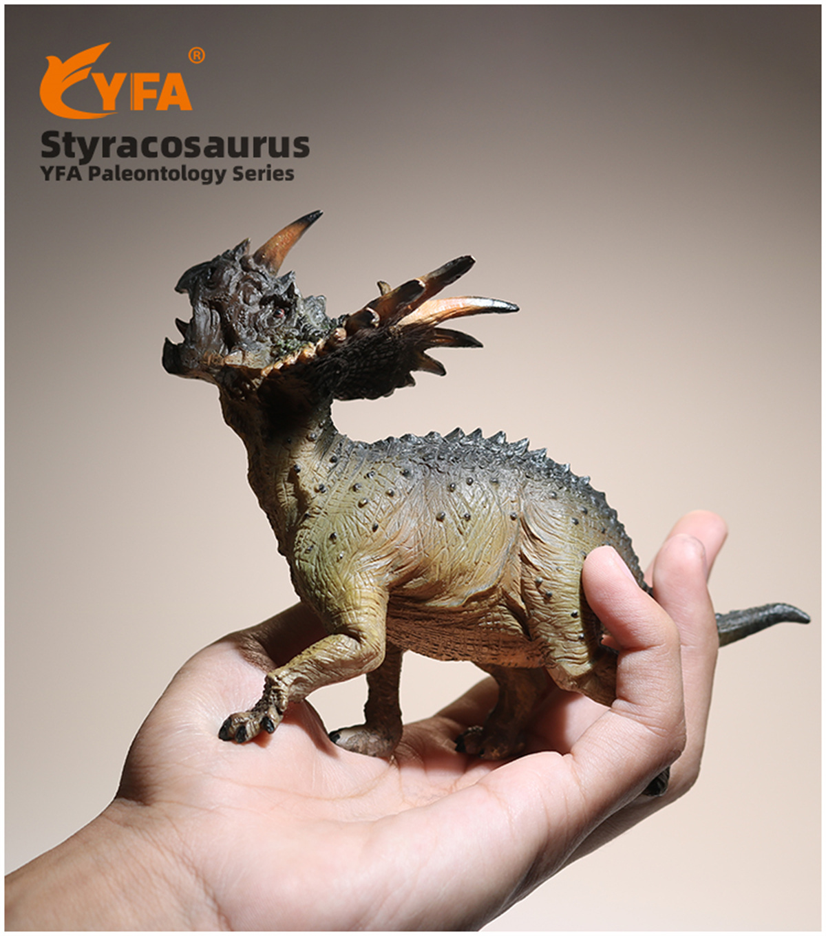 YFA Styracosaurus Dinosaur Model Animal Cerapoda Figure Collector Decor Kids Toy GK Resin Educational Gift For Children YFA Styracosaurus Dinosaur Model Animal Cerapoda Figure Collector Decor Kids Toy GK Resin Educational Gift For Children