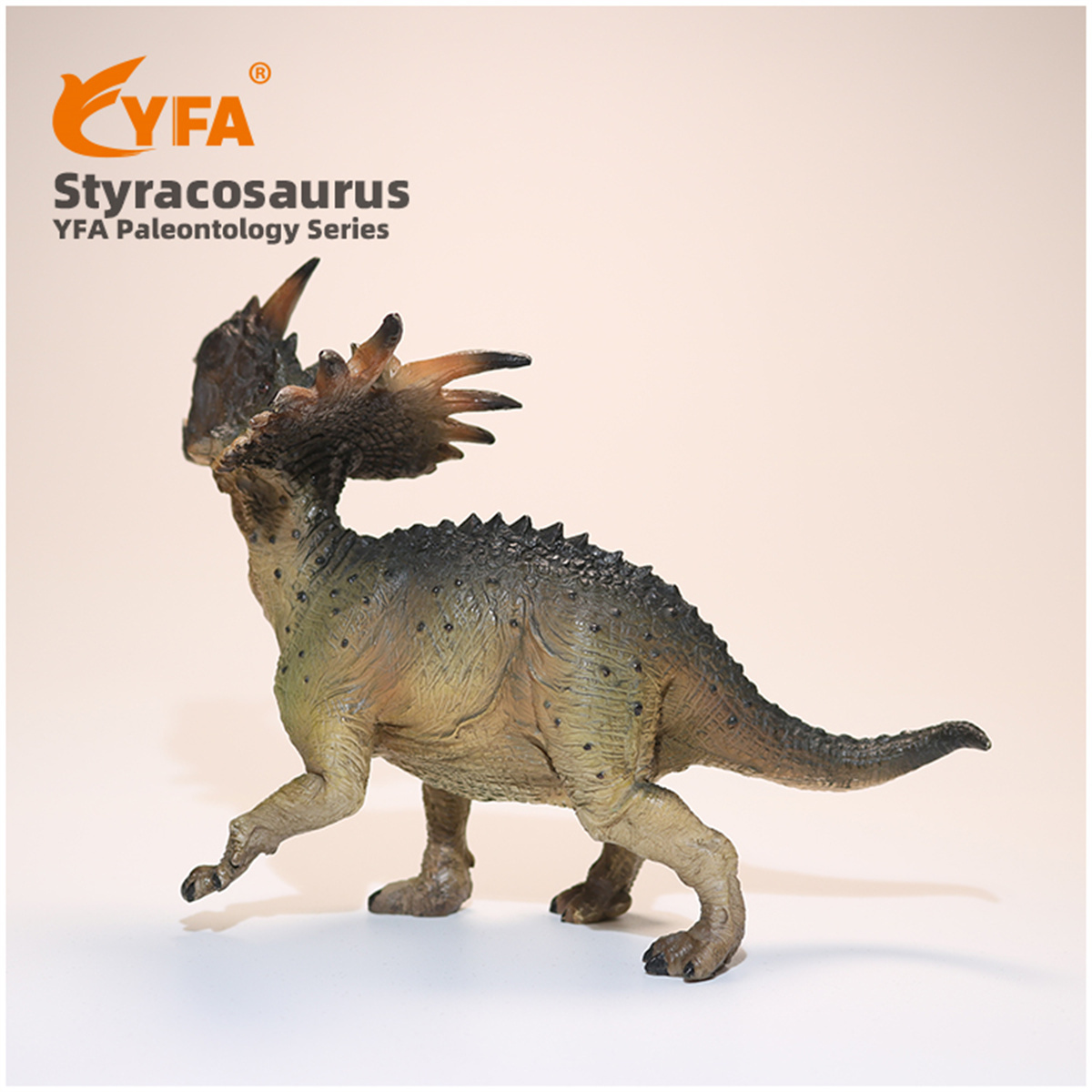 YFA Styracosaurus Dinosaur Model Animal Cerapoda Figure Collector Decor Kids Toy GK Resin Educational Gift For Children YFA Styracosaurus Dinosaur Model Animal Cerapoda Figure Collector Decor Kids Toy GK Resin Educational Gift For Children