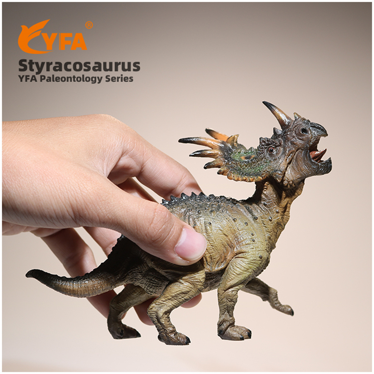 YFA Styracosaurus Dinosaur Model Animal Cerapoda Figure Collector Decor Kids Toy GK Resin Educational Gift For Children YFA Styracosaurus Dinosaur Model Animal Cerapoda Figure Collector Decor Kids Toy GK Resin Educational Gift For Children