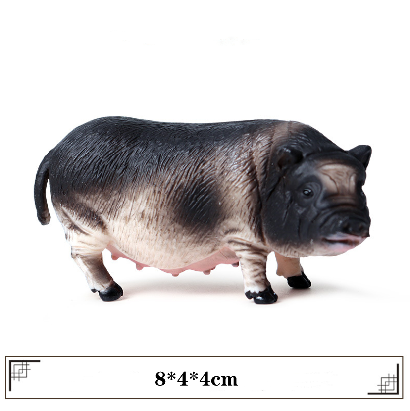 Simulation Vietnamese Pig Figure Farm Animal Collector Toy Model Decor Kids Gift Wild Boar Collector Model Animal Collector Simulation Vietnamese Pig Figure Farm Animal Collector Toy Model Decor Kids Gift Wild Boar Collector Model Animal Collector