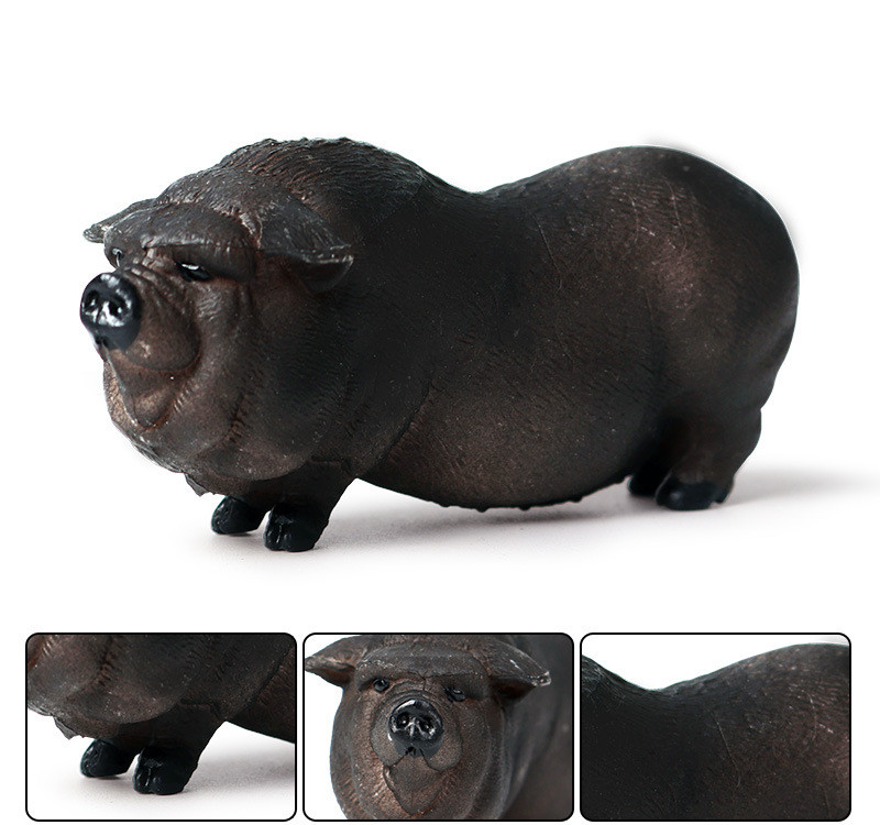 Simulation Vietnamese Pig Figure Farm Animal Collector Toy Model Decor Kids Gift Wild Boar Collector Model Animal Collector Simulation Vietnamese Pig Figure Farm Animal Collector Toy Model Decor Kids Gift Wild Boar Collector Model Animal Collector