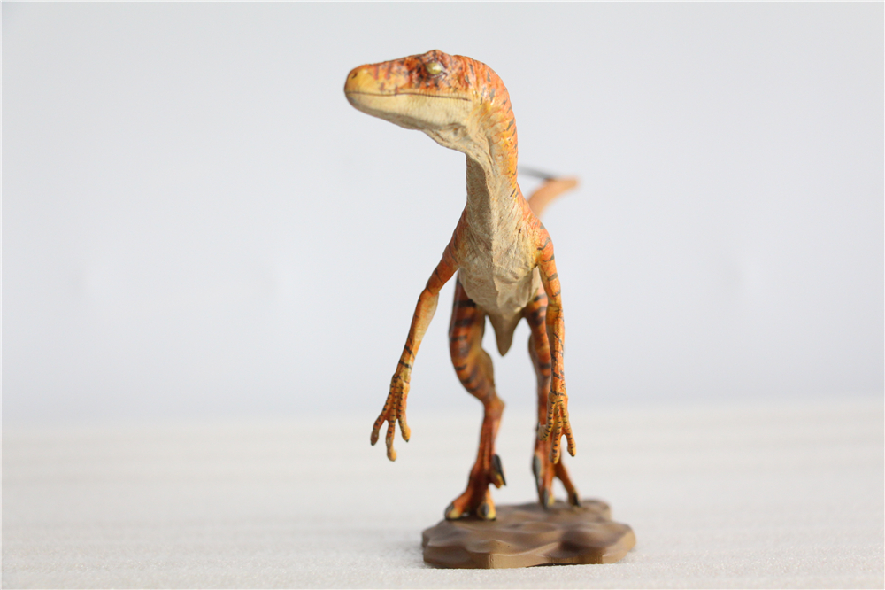 DINO DREAM 1:15 Scale Velociraptor Raptor Tiger Figure Dromaeosauridae Dinosaur Model Collector Animal Adult Toy Gift