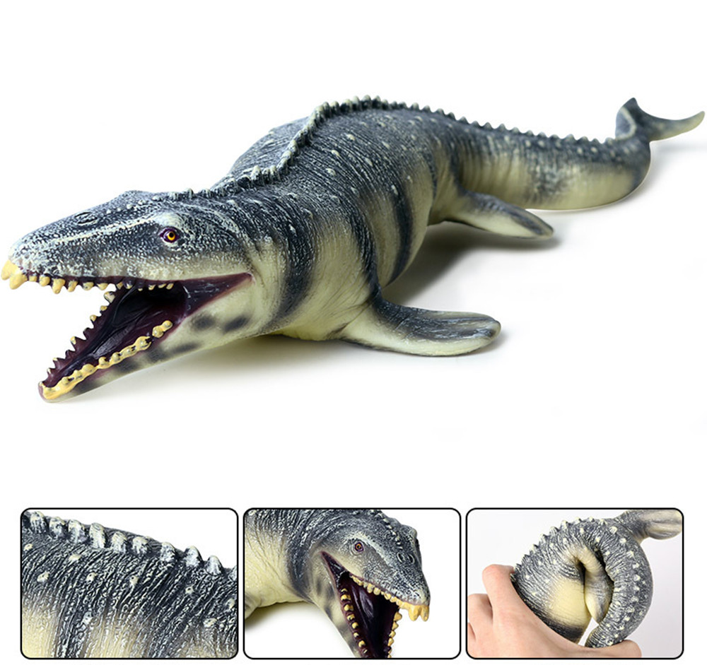 18'' Mosasaurus Figure Super Big Dinosaur Action Animal Predator Toys