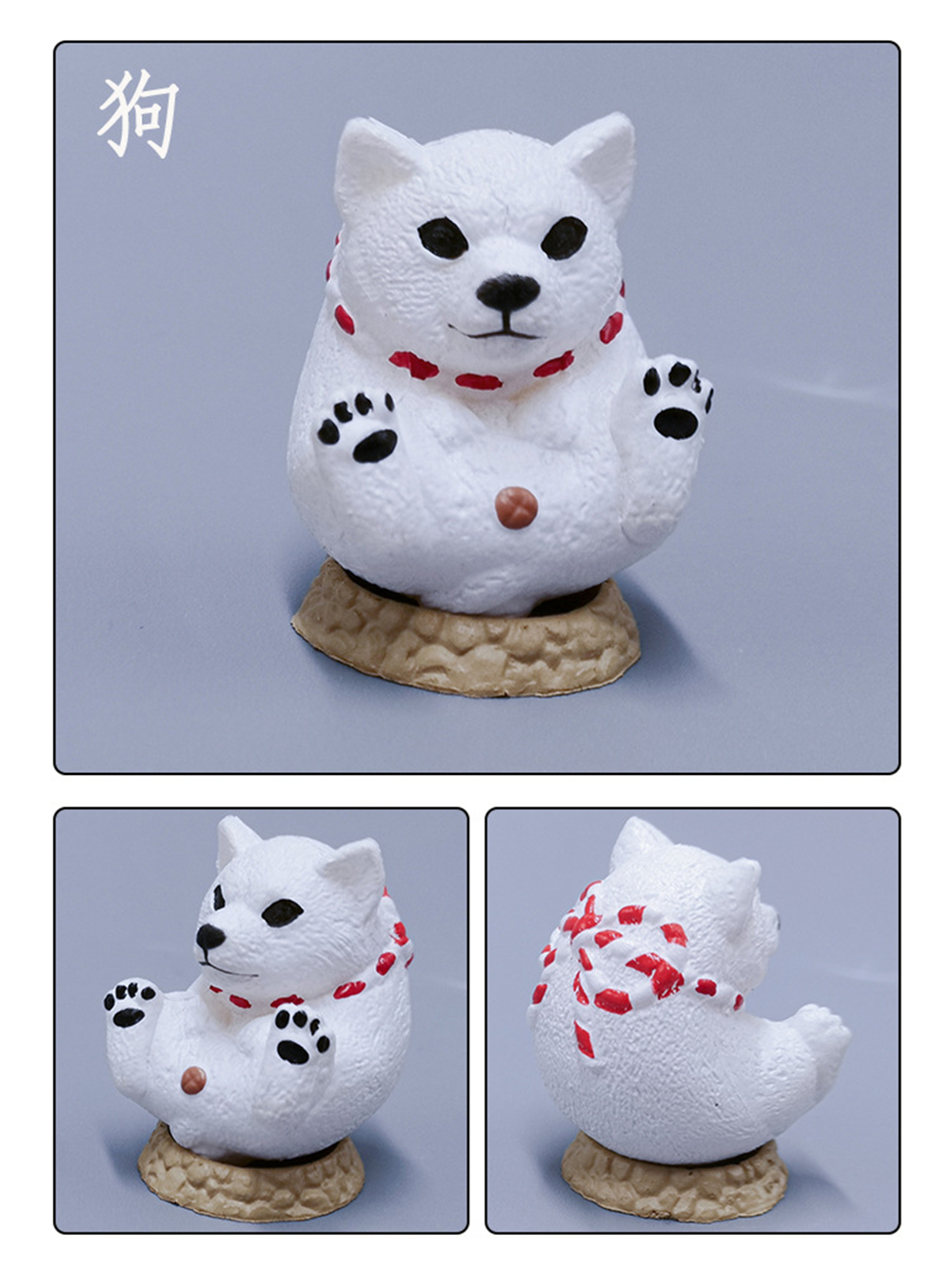 Chinese Zodiac Figure Rat Ox Tiger Rabbit Dragon Snake Horse Sheep Monkey Rooster Dog Pig Twelve Symbolic Animals Model