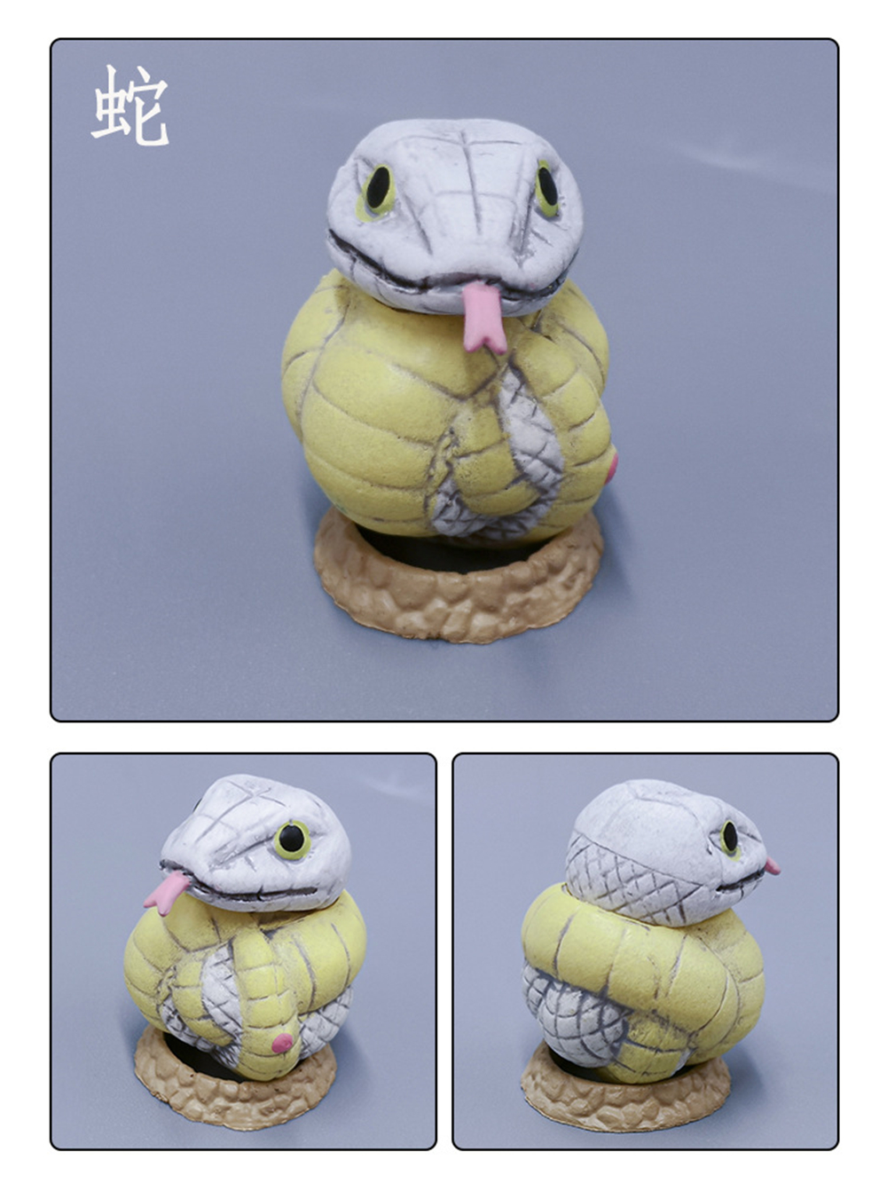 Chinese Zodiac Figure Rat Ox Tiger Rabbit Dragon Snake Horse Sheep Monkey Rooster Dog Pig Twelve Symbolic Animals Model