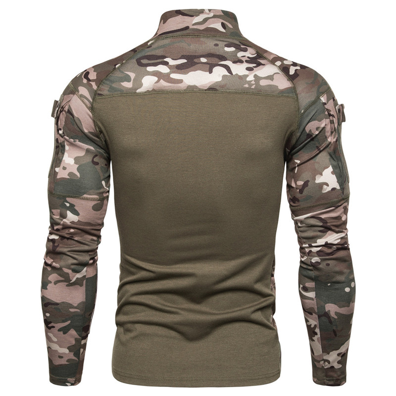 Mege Camouflage Tactical Military Clothing Combat Shirt Assault Multicam ACU long sleeve Army Tight T shirt Army USMC Costume