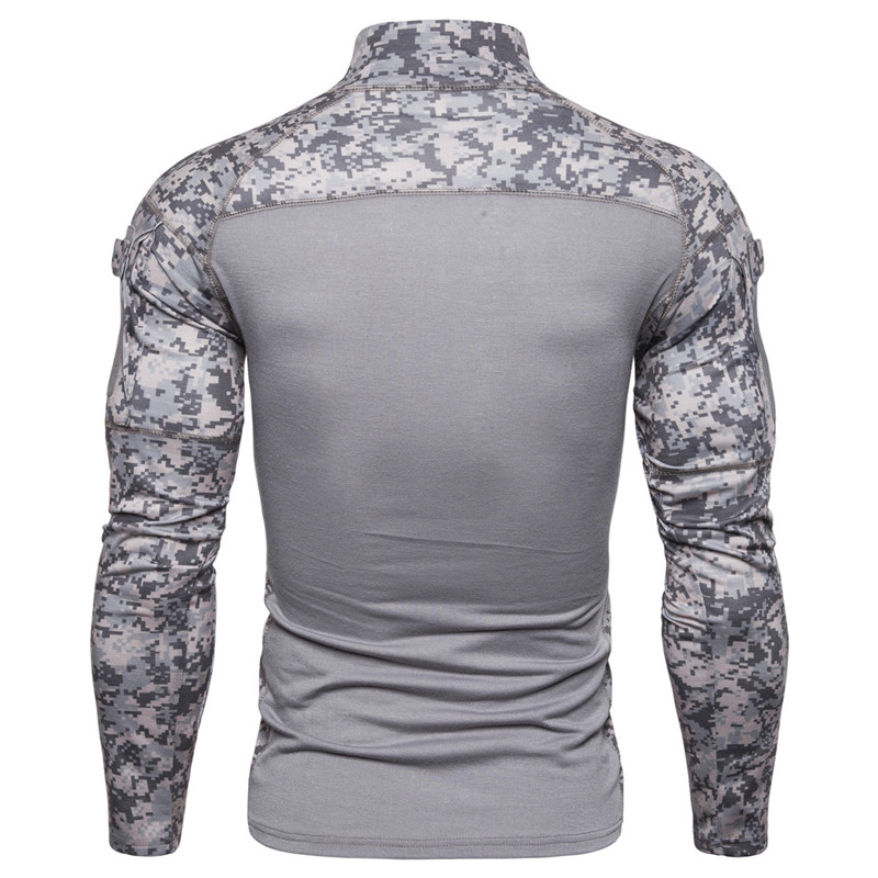 Mege Camouflage Tactical Military Clothing Combat Shirt Assault Multicam ACU long sleeve Army Tight T shirt Army USMC Costume