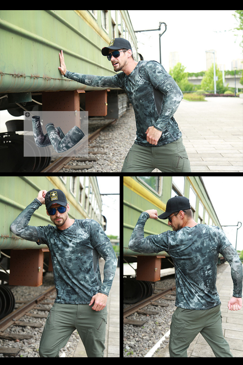 Mege Tactical Military T-Shirt Camflage Army Combat Hunting Outdoor Short Sleeve Shirt Fast Dry Stretchable Male Top Tee Airsoft