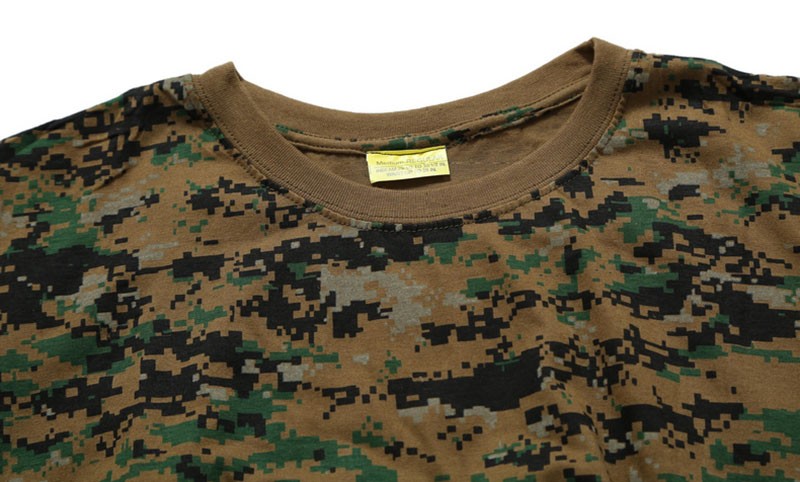 Tactical Military Camouflage T Shirt Men Breathable Quick Dry US Army Combat T-Shirt Outwear T-shirt