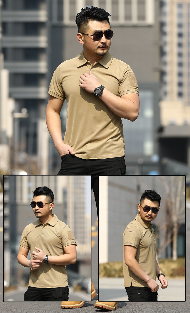 Mege Brand Tactical Shirt Short SleeveMen's Polo T shirt Outdoor Fast Dry Breathable Shirt Military Army Combat Clothing