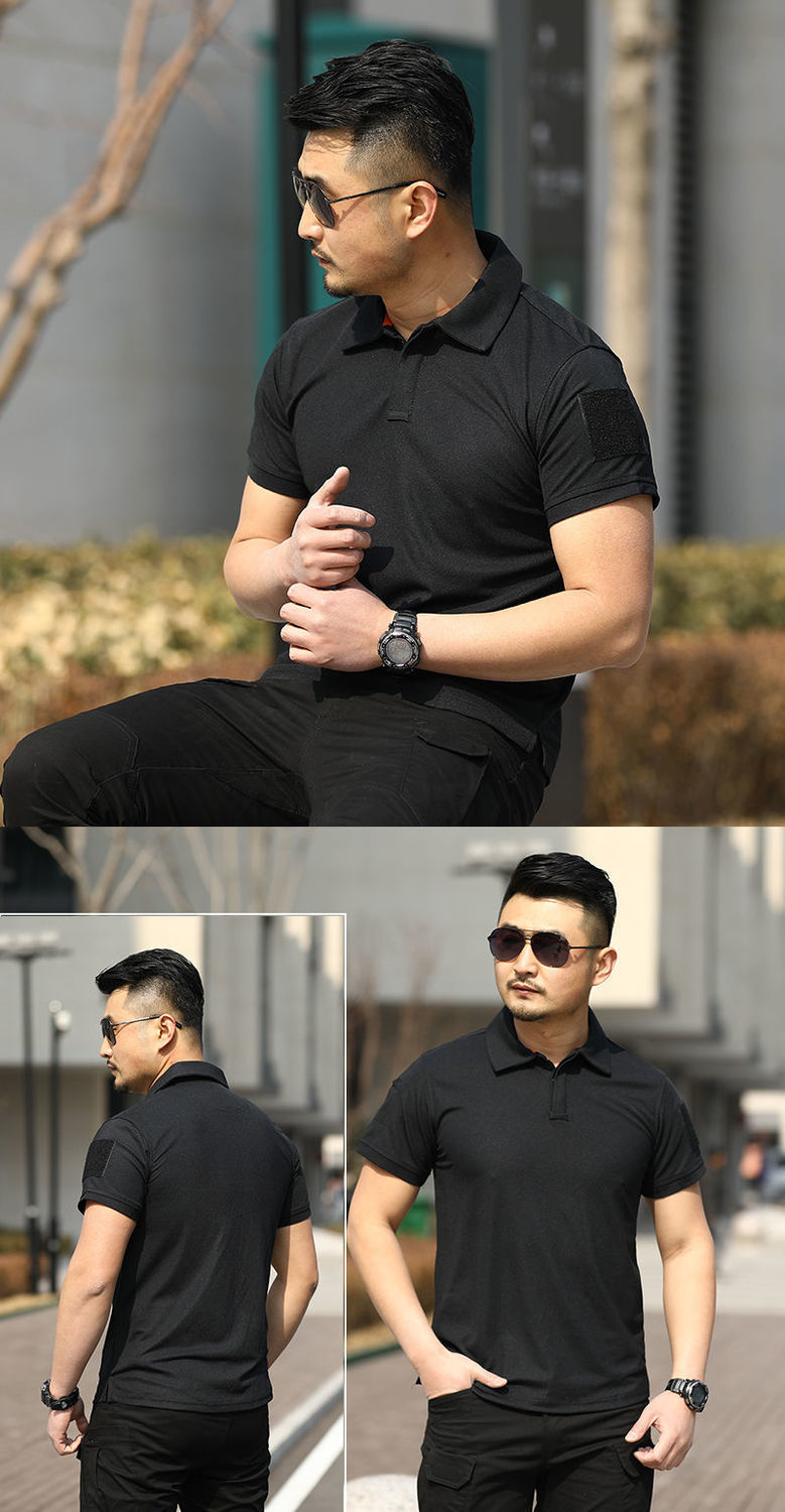 Mege Brand Tactical Shirt Short SleeveMen's Polo T shirt Outdoor Fast Dry Breathable Shirt Military Army Combat Clothing
